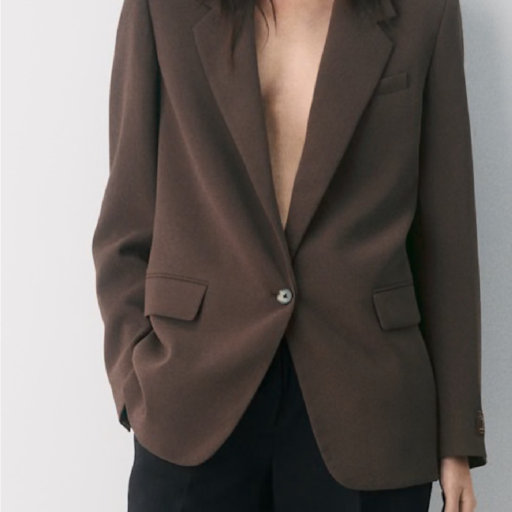 Babaton Chocolate Brown Women's Blazer